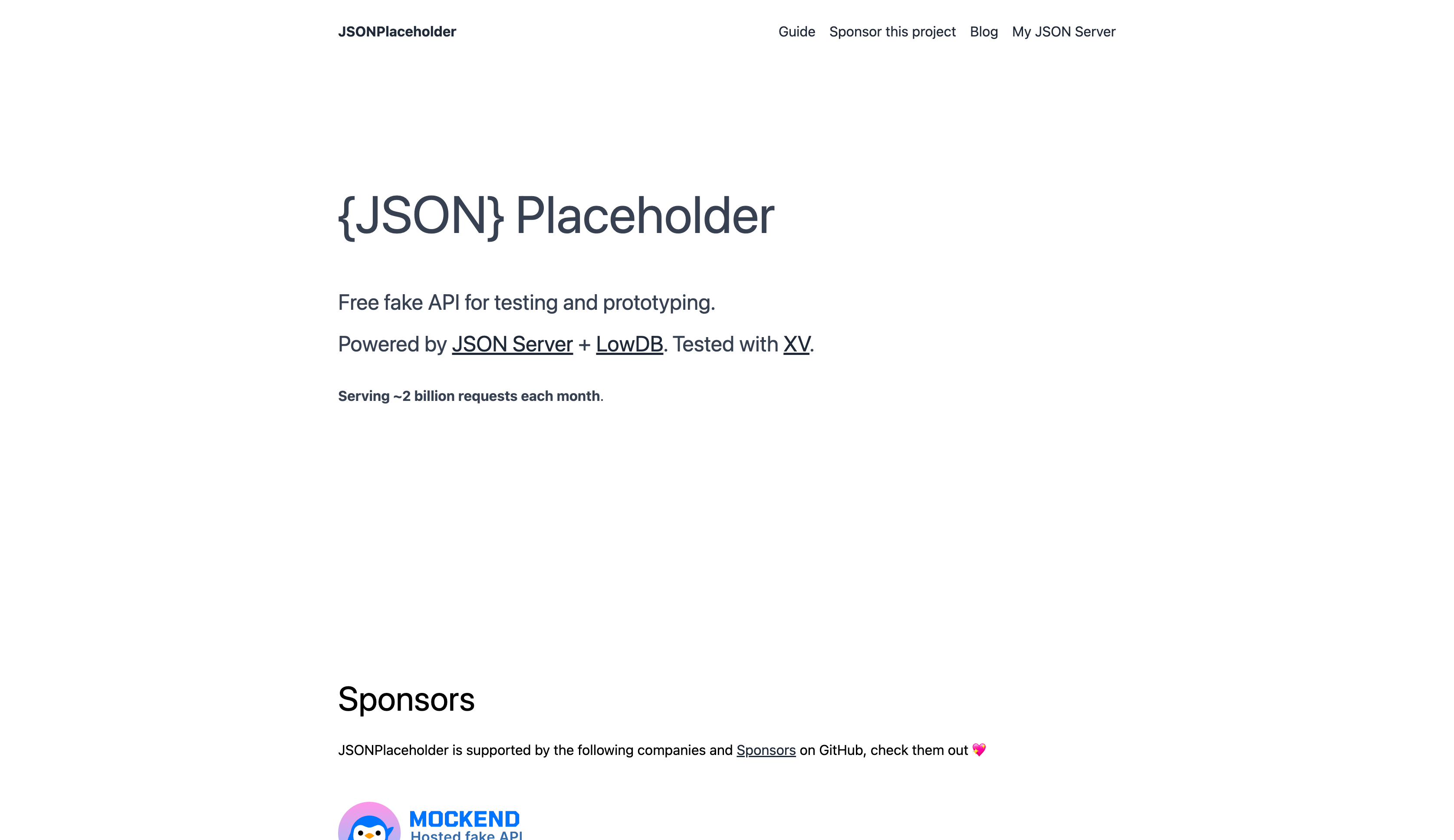 JSONPlaceholder